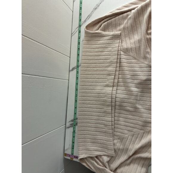 Chaser Long Sleeve Crop Top Button Neck Size S Capsule Cozy - Picture 5 of 5